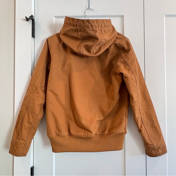 Carhartt Women's Washed Duck Insulated Active Jacket in Carhartt Brown size XS - Picture 3 of 6